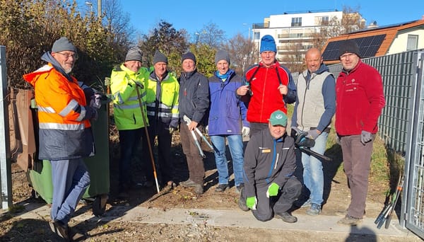 Schere, Spaß und scharfe Sprüche – die große Schneideaktion im Kleingartenverein